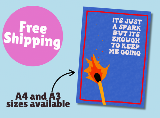 Art Print | Paramore | Just A Spark