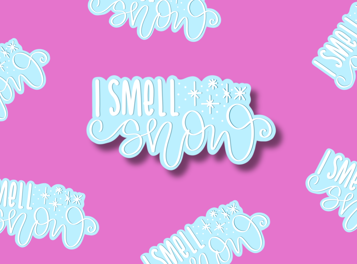 Die Cut Stickers | I Smell Snow
