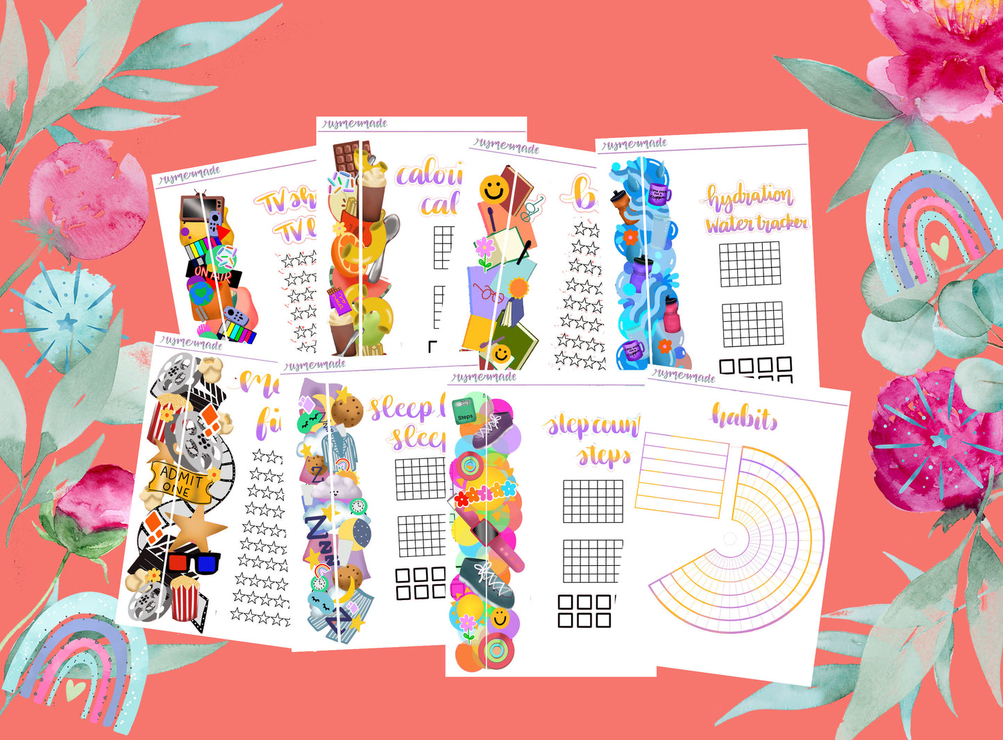 Bullet Journal Sticker Kit | Exclusive Art | Kindness | 2023 FORMAT