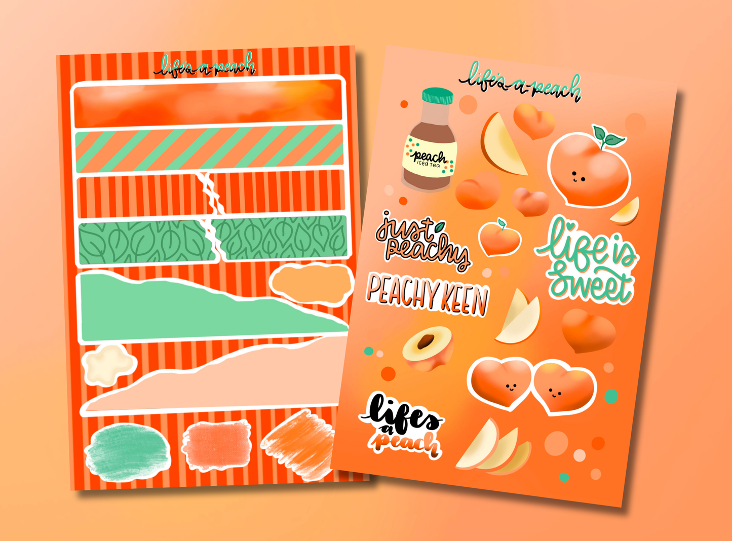 Junk Journal Kit | Exclusive Art | Life's a Peach