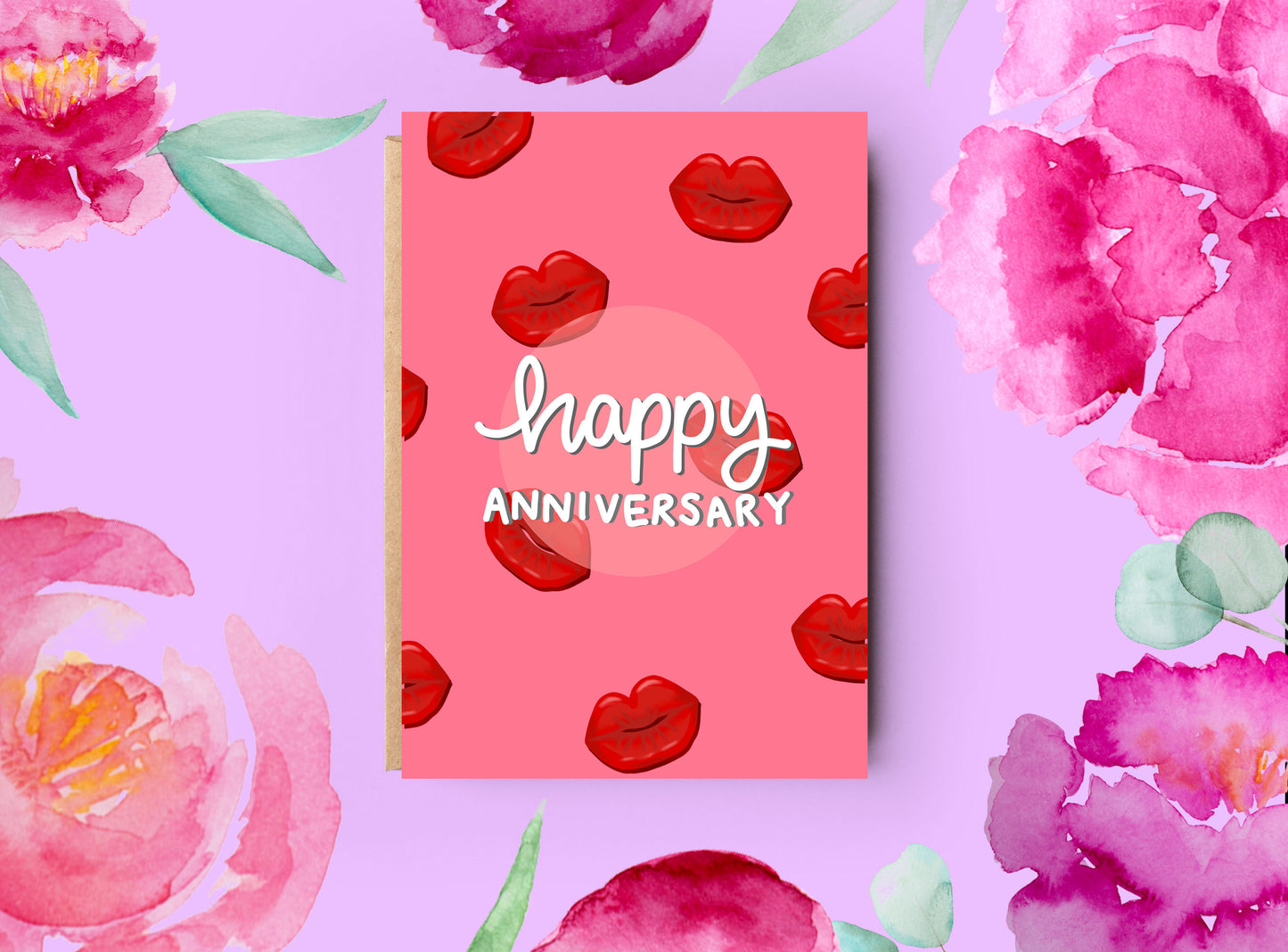 Anniversary Card | Hot Lips