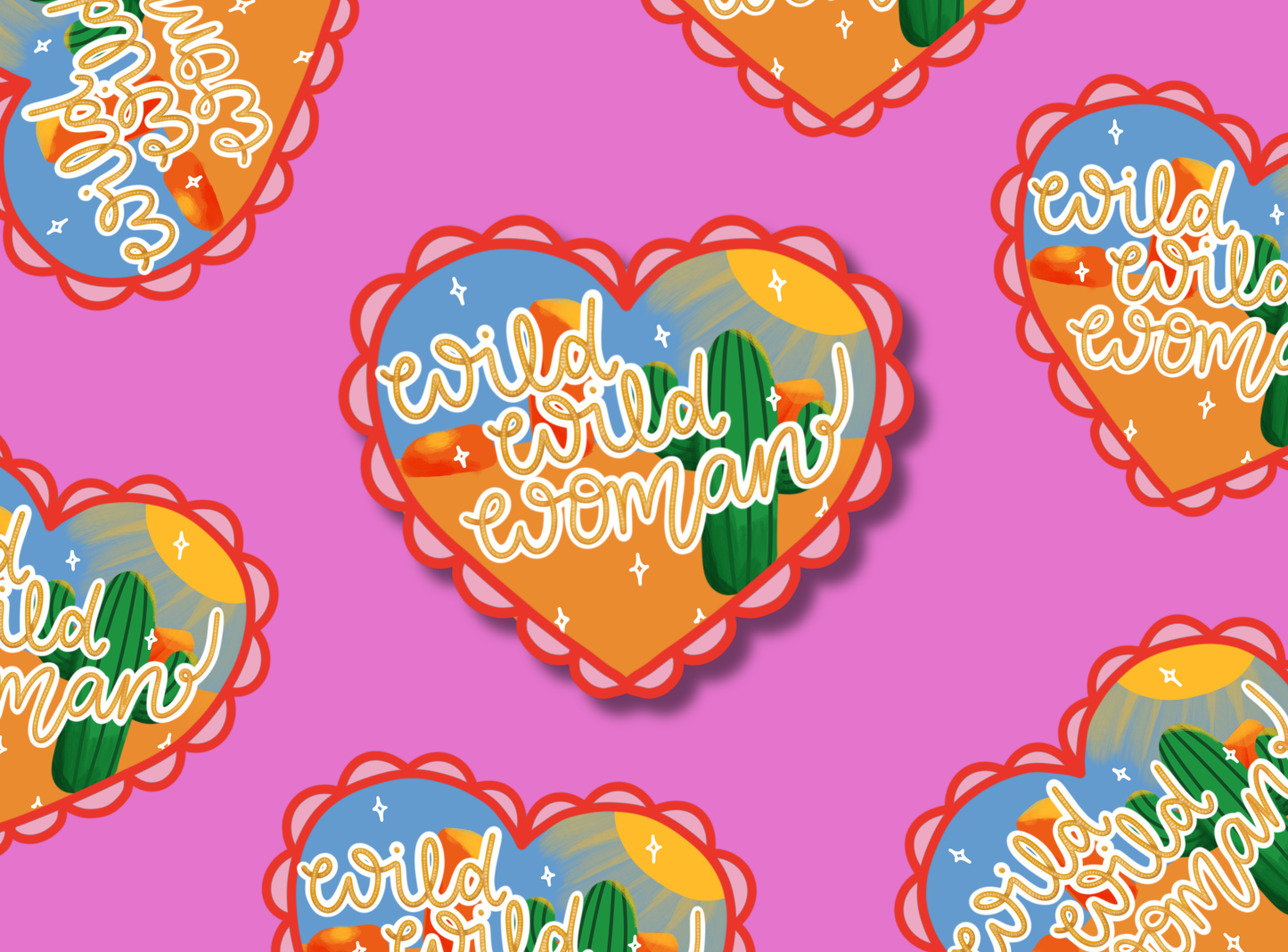 Die Cut Stickers | Wild Wild Woman