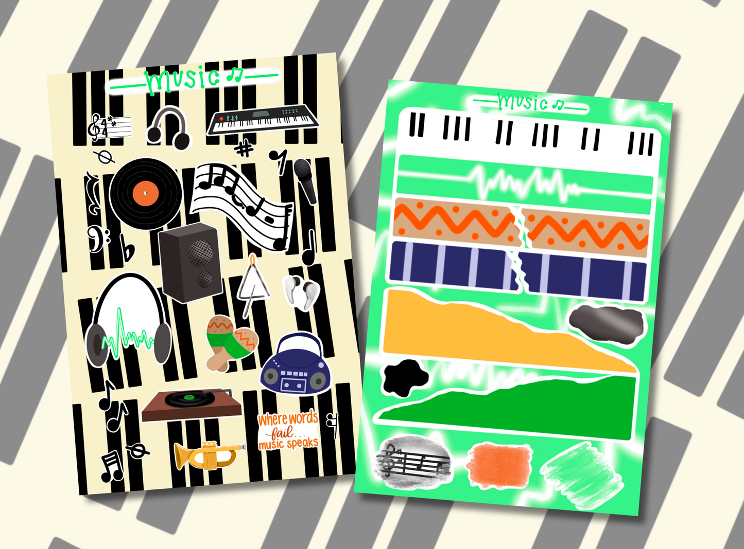 Junk Journal Kit | Exclusive Art | Music