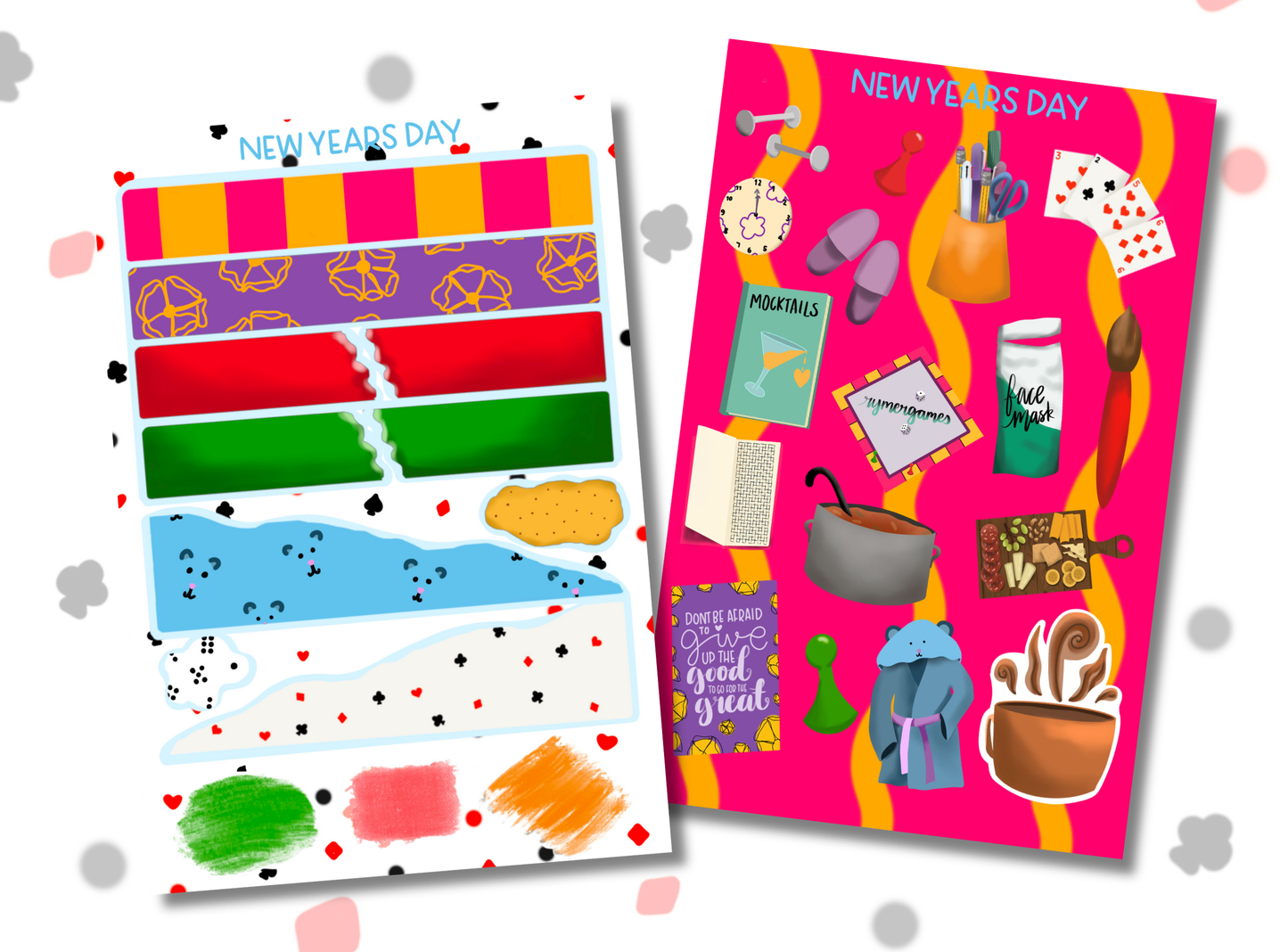 Junk Journal Kit | Exclusive Art | New Years Day