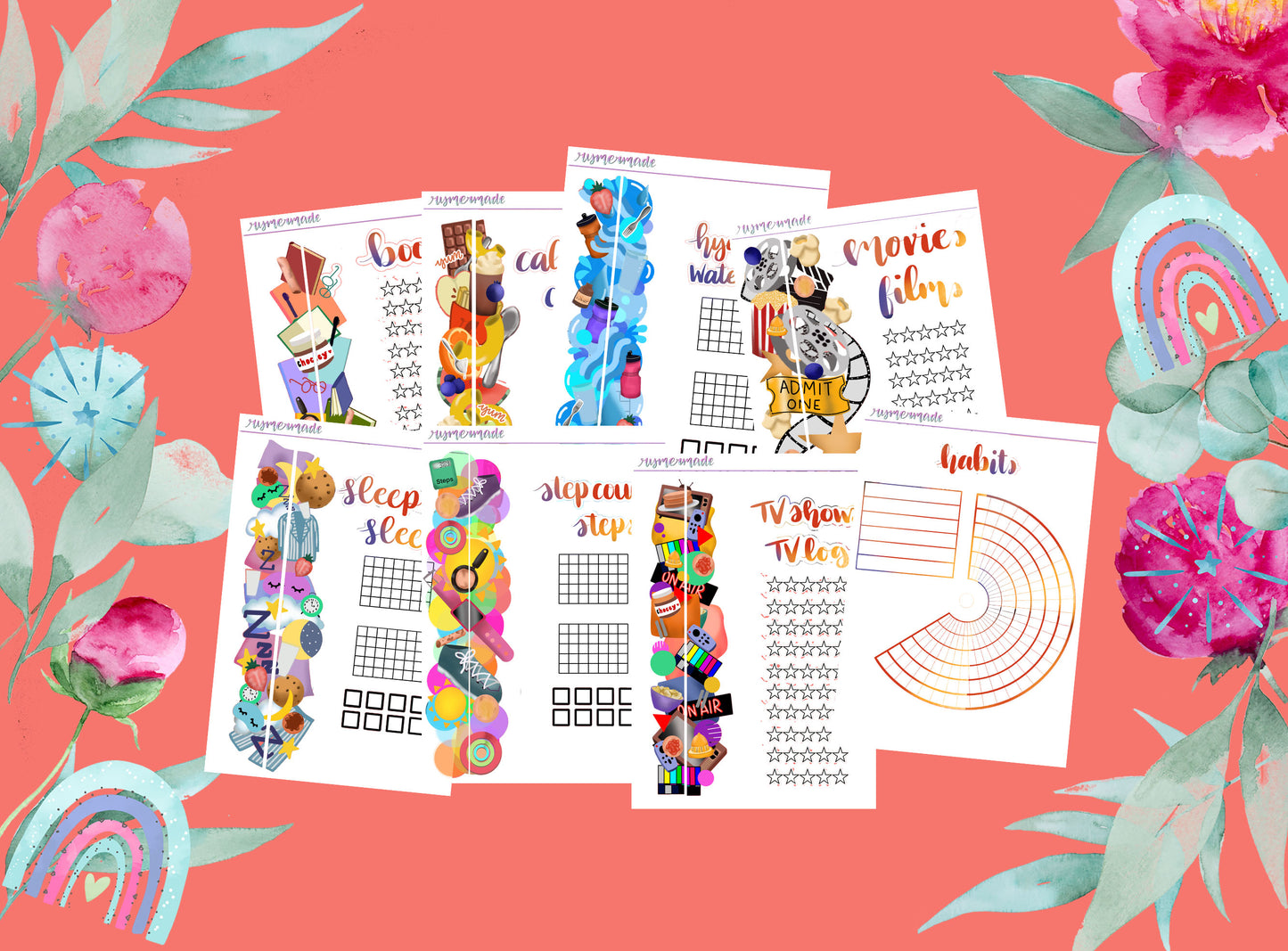 Bullet Journal Sticker Kit | Exclusive Art | Pancake Day | 2023 FORMAT