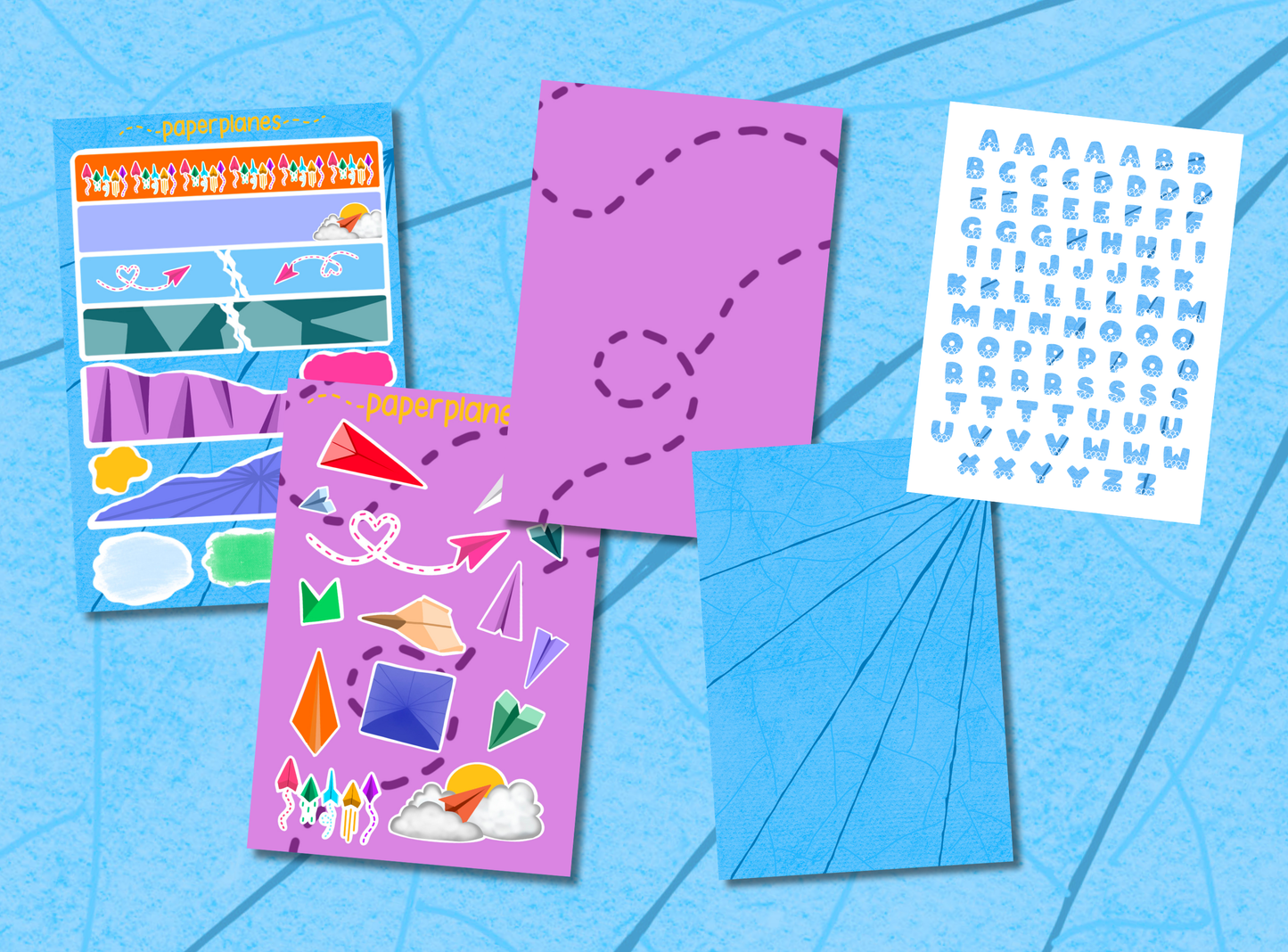 Junk Journal Kit | Exclusive Art | Paper Planes