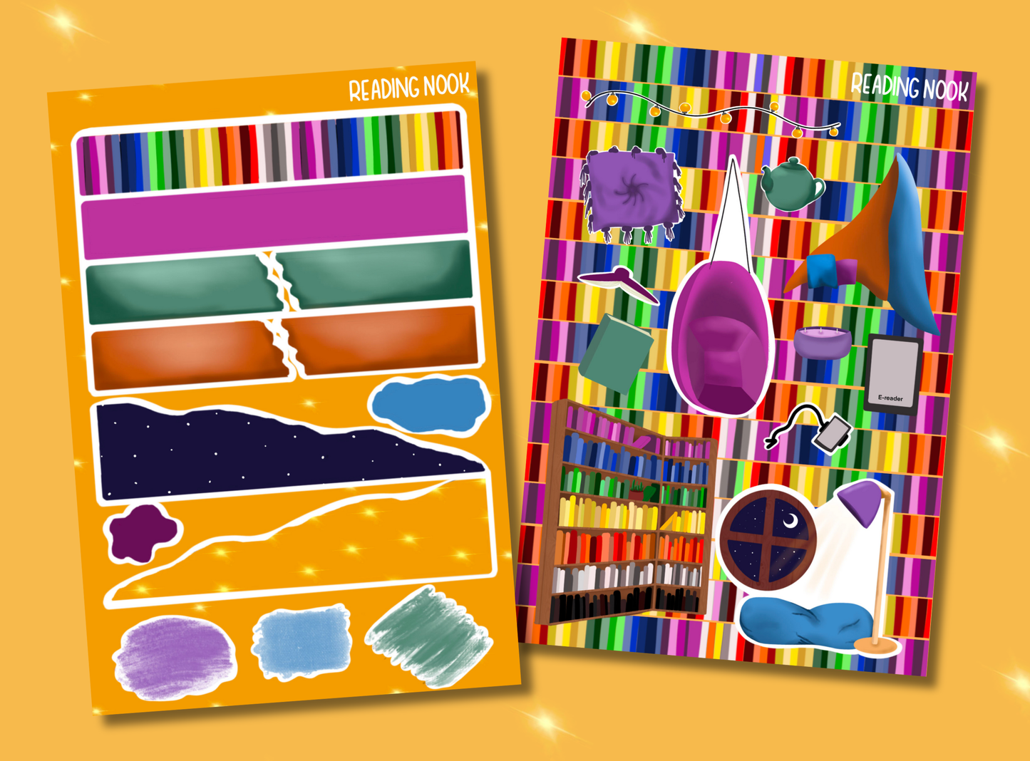 Junk Journal Kit | Exclusive Art | Reading Nook