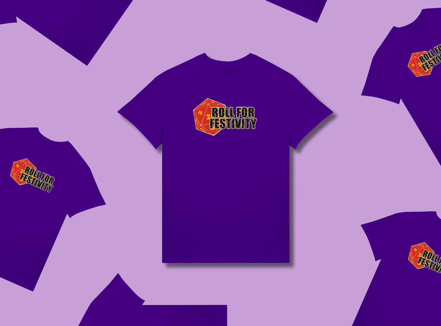 Clothing & Apparel | Christmas T-Shirt | Roll for Festivity