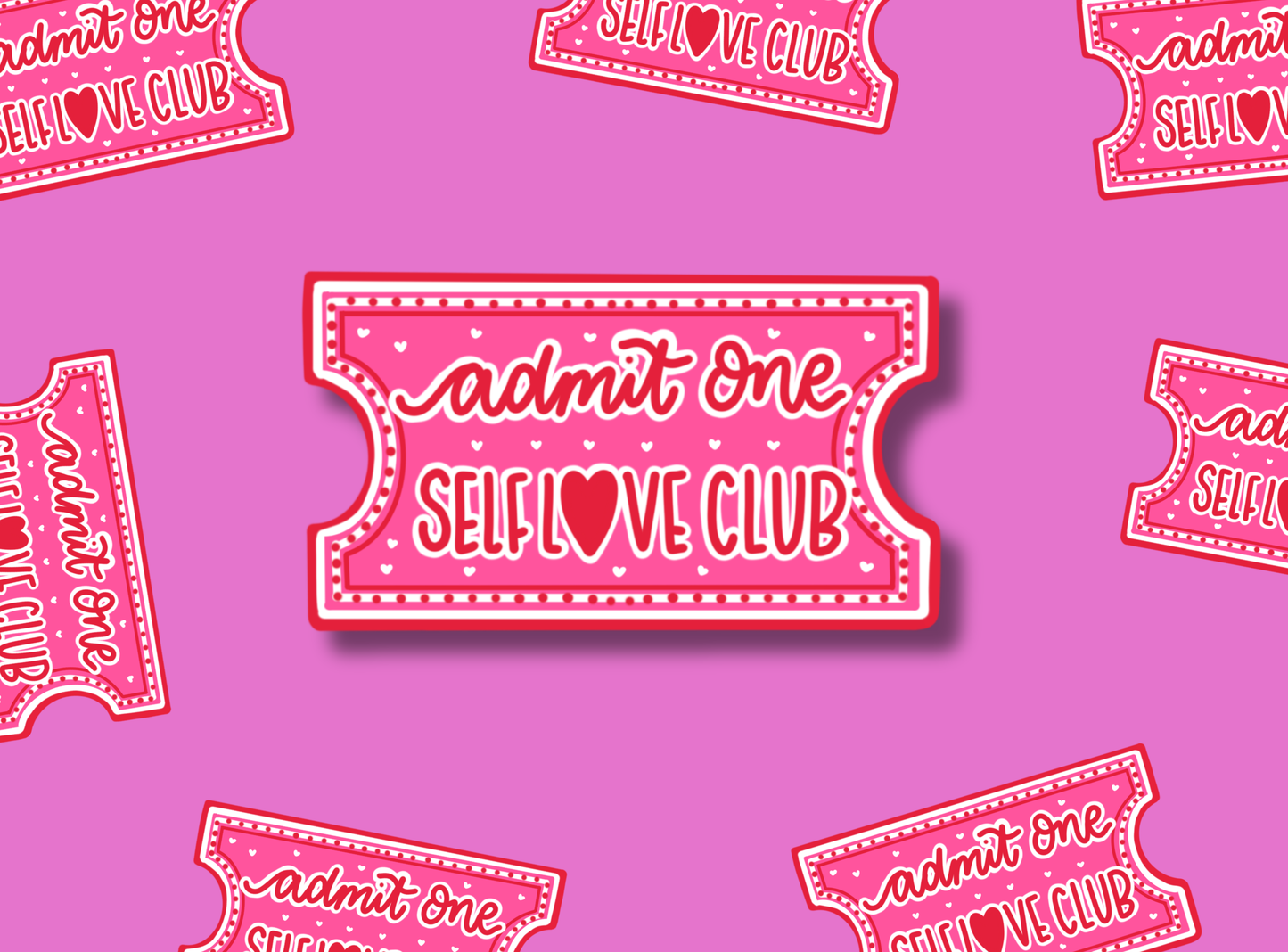 Die Cut Stickers | Self Love Club