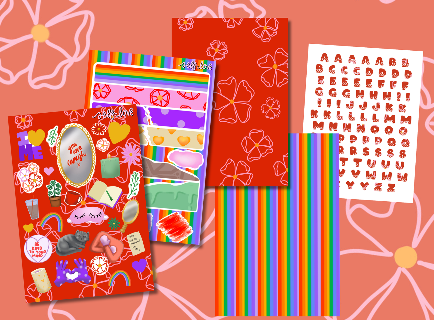 Junk Journal Kit | Exclusive Art | Self Love