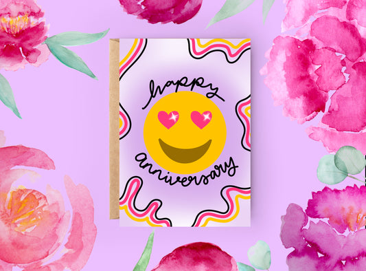 Anniversary Card | Smiley Anniversary