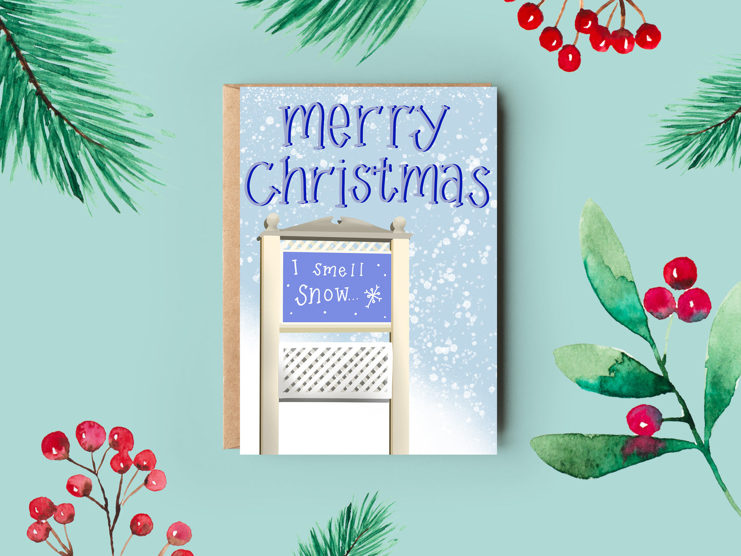 Gilmore Girls Christmas Card | I Smell Snow