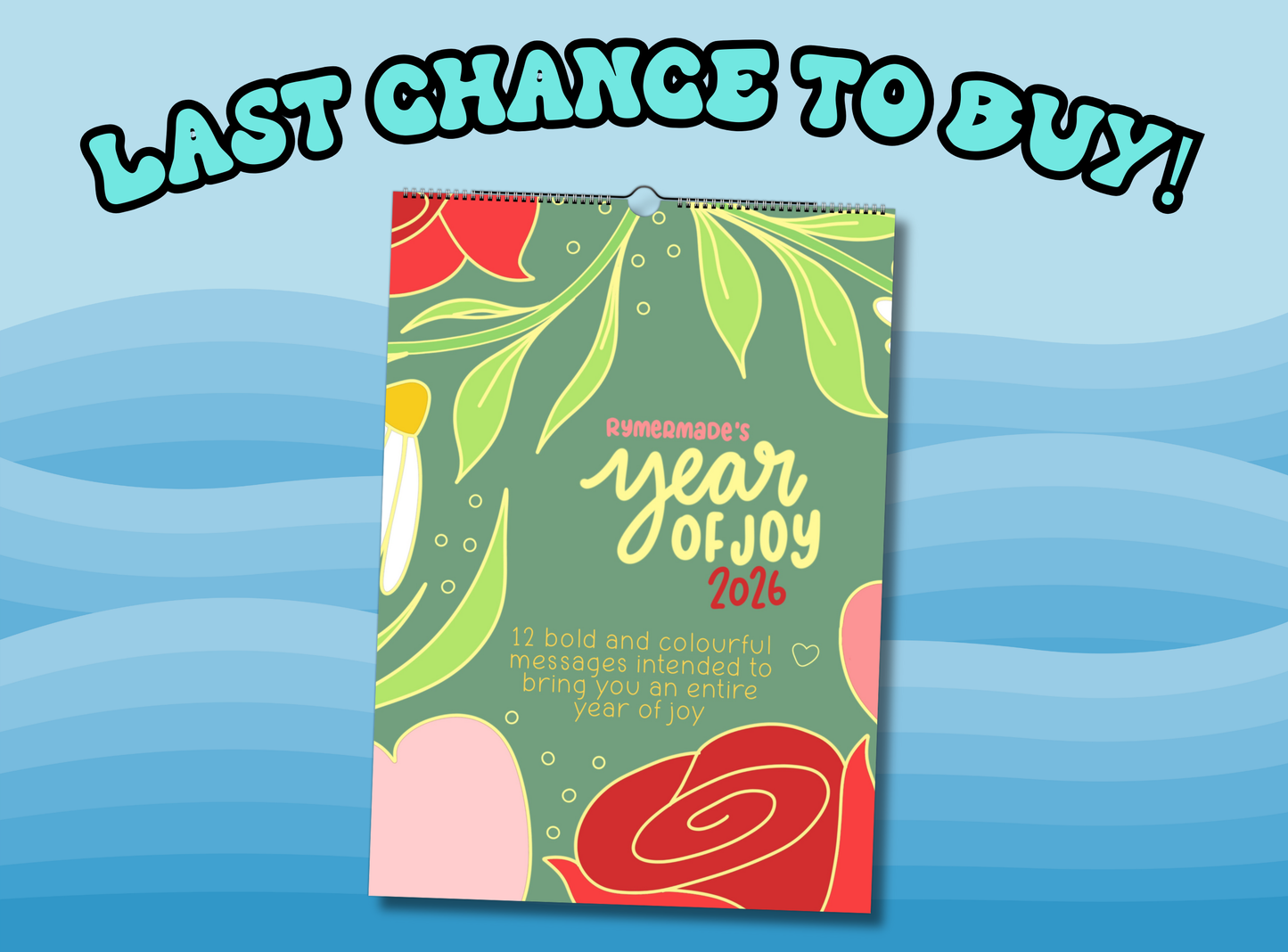 Home and Gifts | 2026 Wall Calendar | Rymermade’s Year of Joy 2026