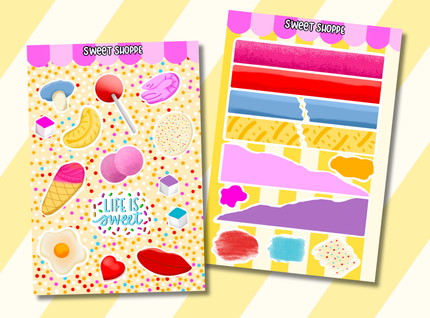 Junk Journal Kit | Exclusive Art | Sweet Shoppe