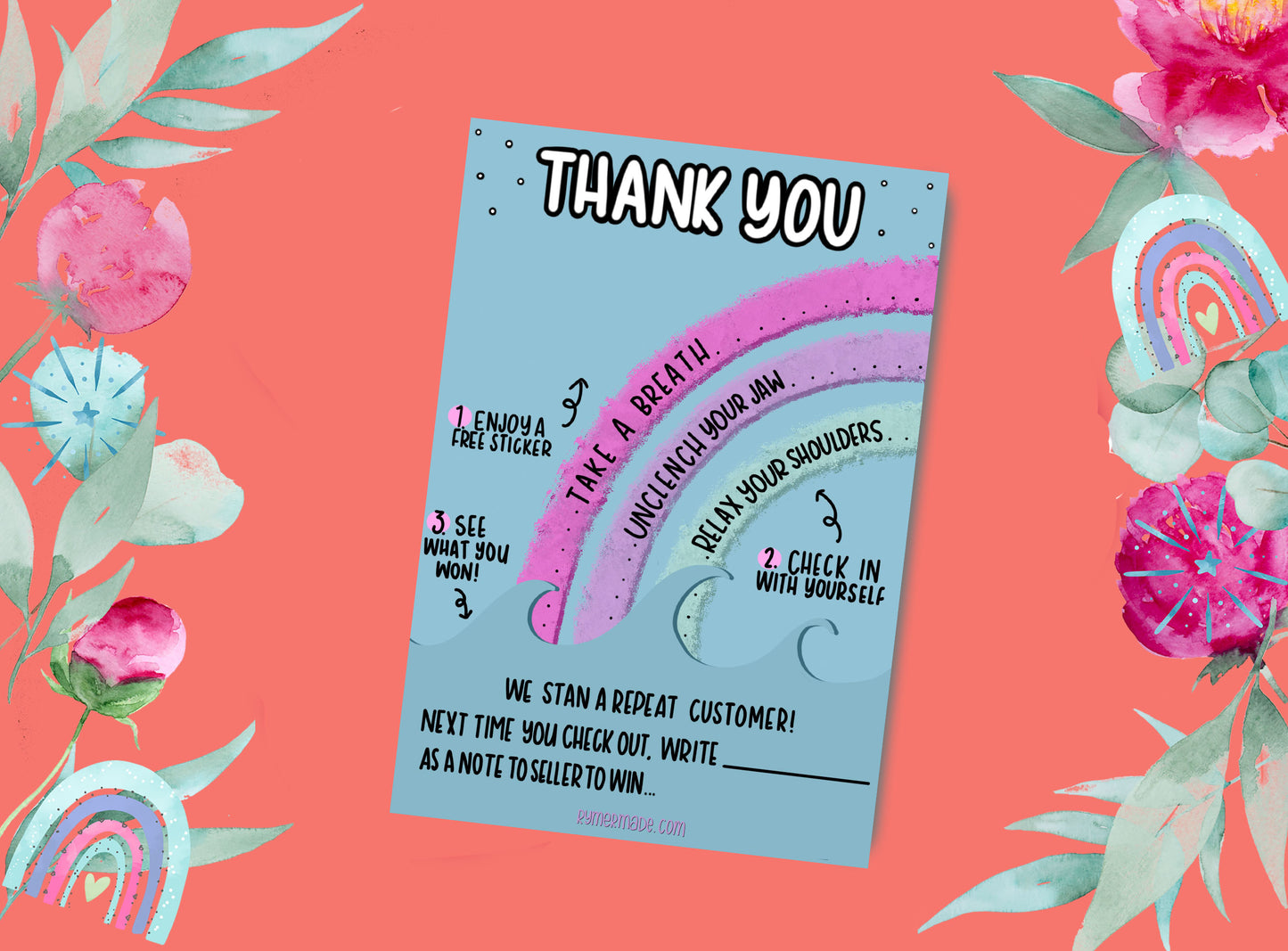 Marketing | Custom Marketing | Thank You Leaflet