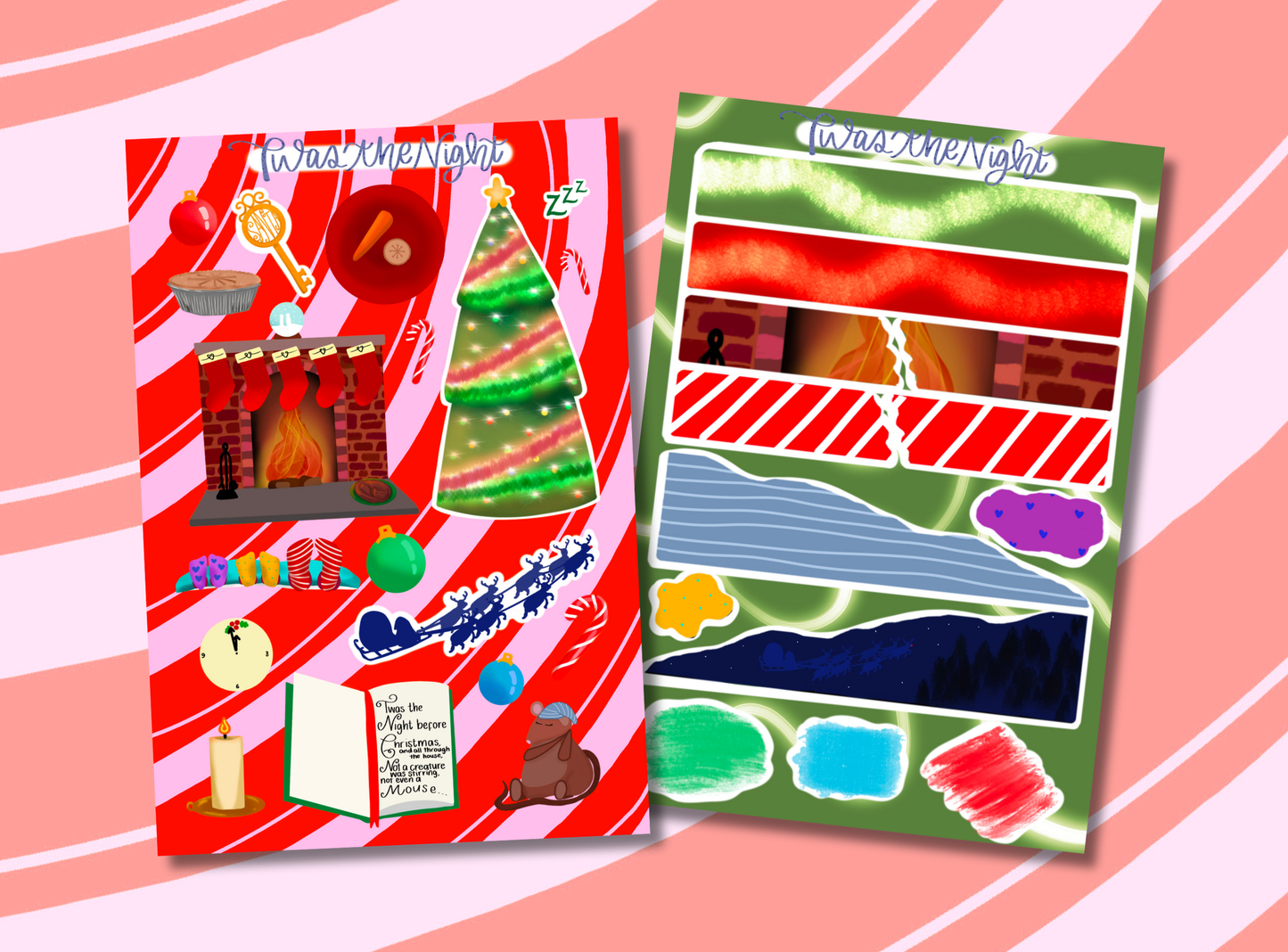 Junk Journal Kit | Exclusive Art | Twas the Night