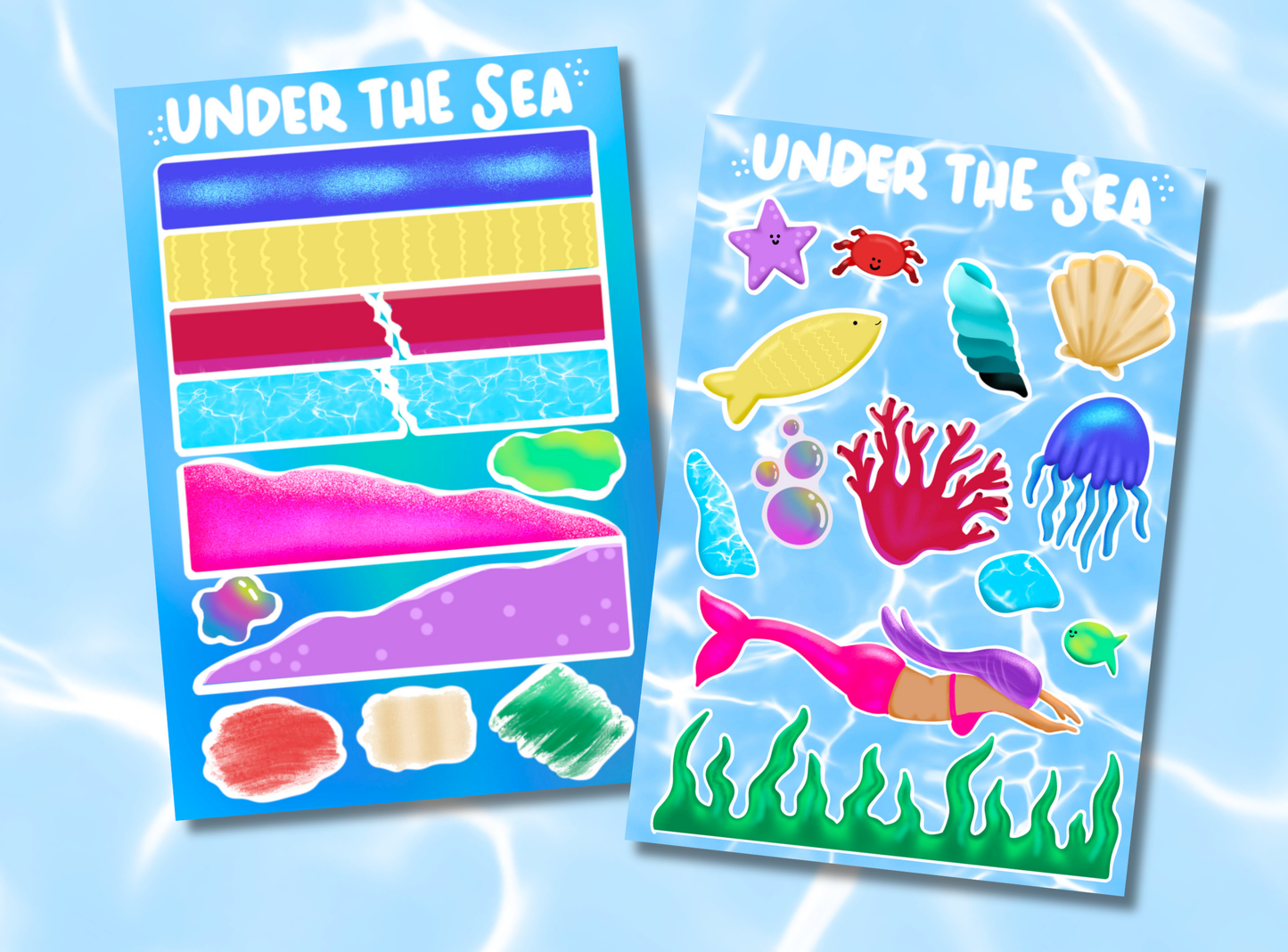 Junk Journal Kit | Exclusive Art | Under the Sea
