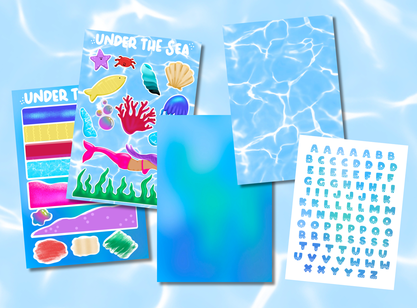 Junk Journal Kit | Exclusive Art | Under the Sea