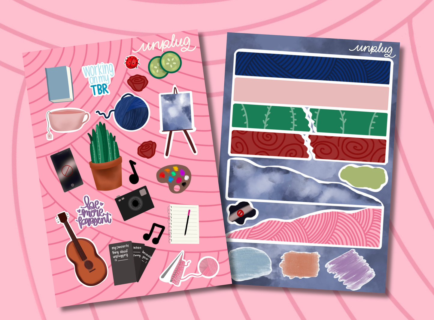 Junk Journal Kit | Exclusive Art | Unplug