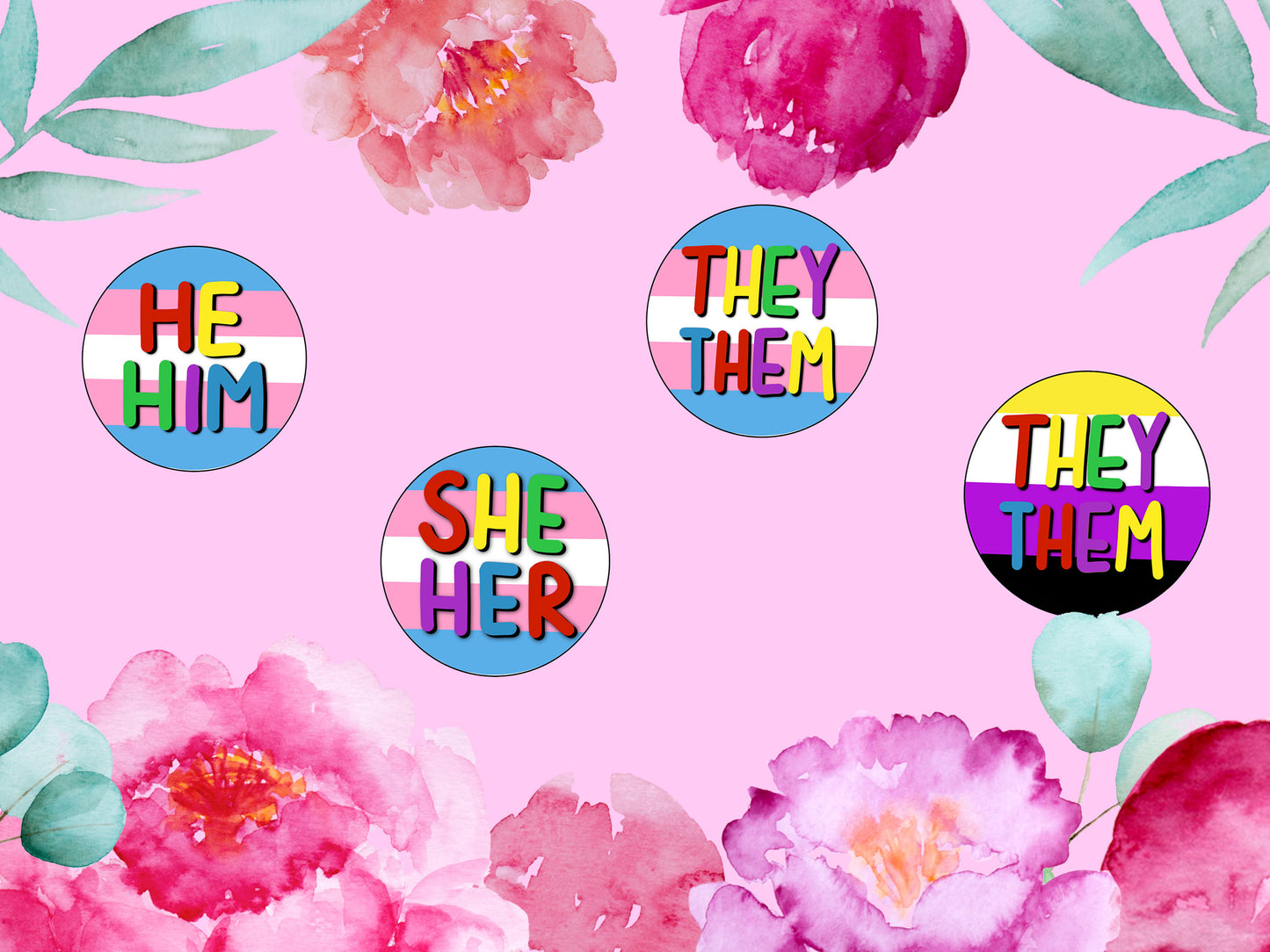 Pride Badges | Pronouns