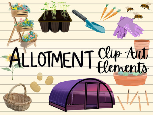 Allotment | Planner Clip Art Elements