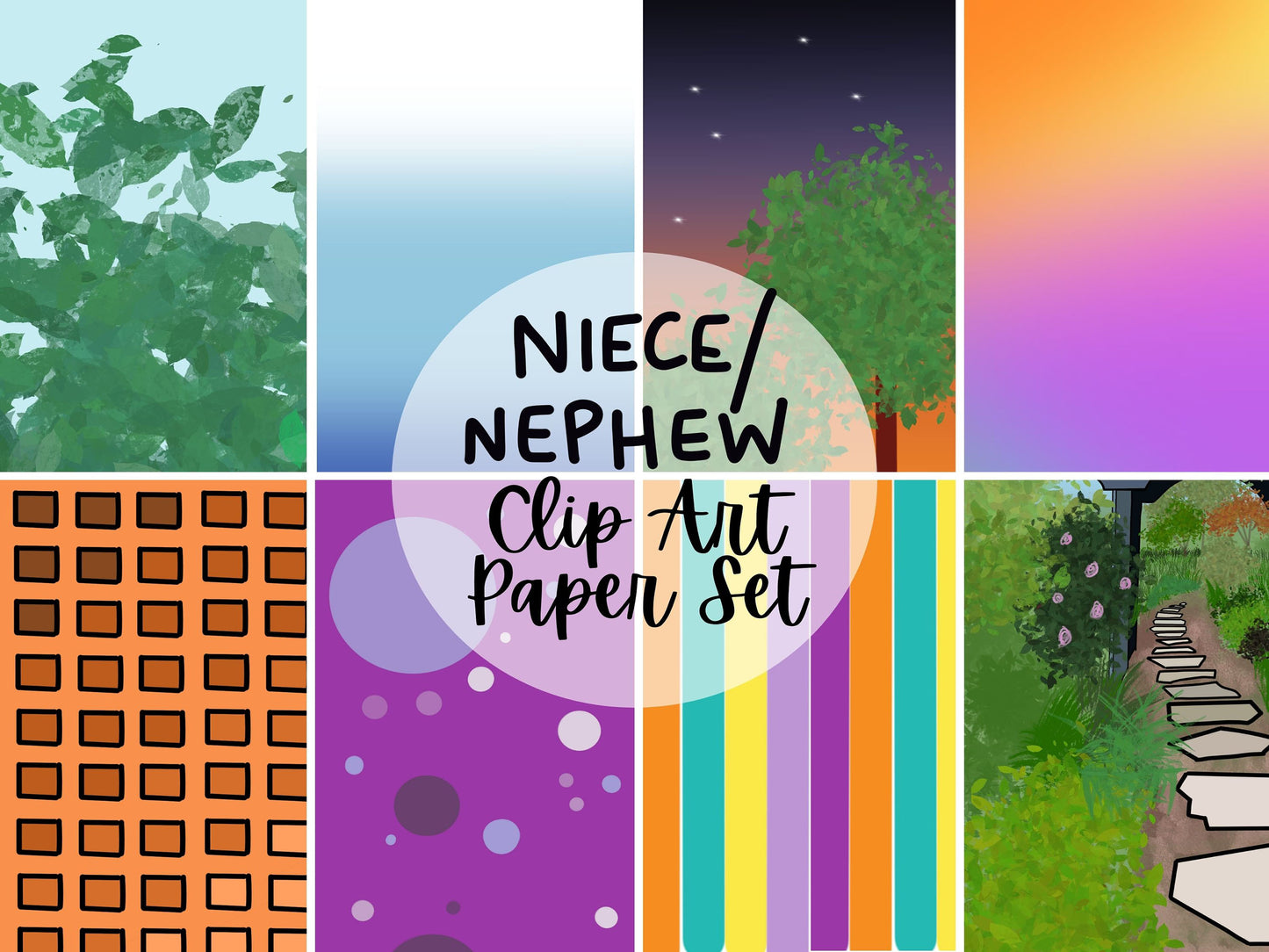 Niece/Nephew | Planner Clip Art Papers