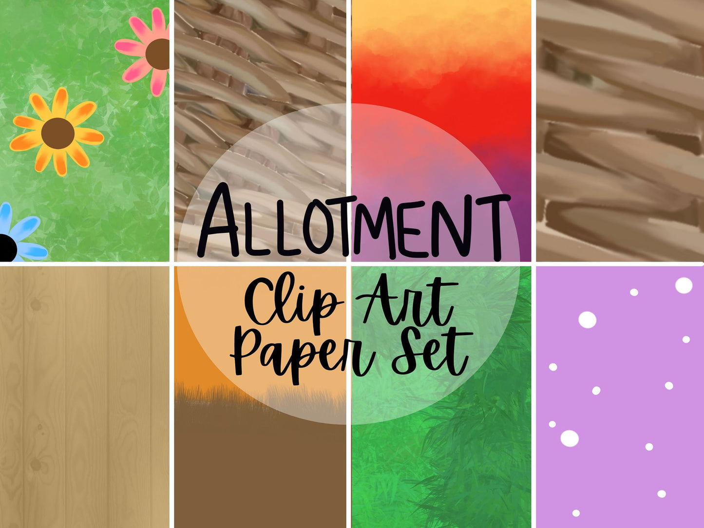 Allotment | Planner Clip Art Papers