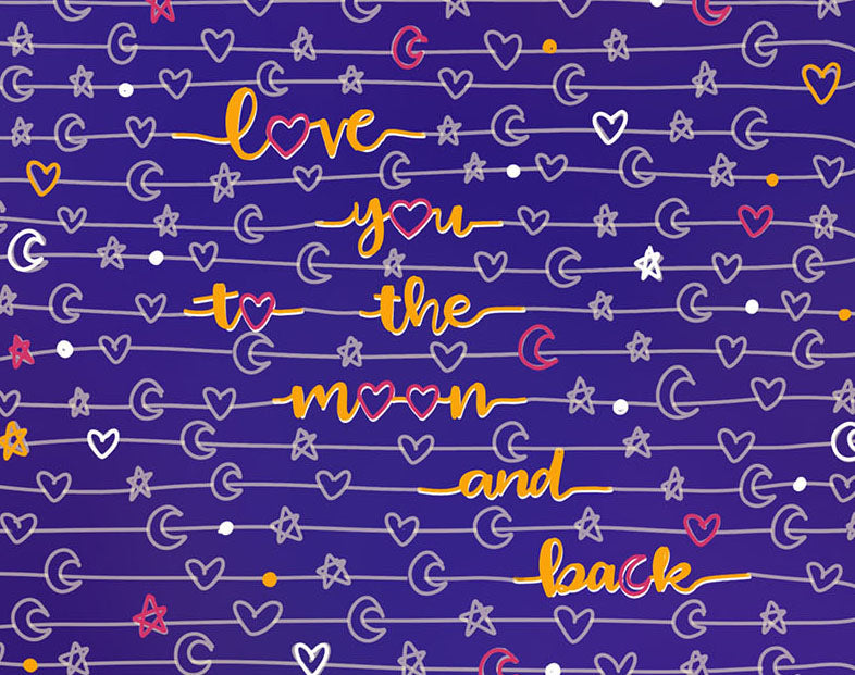 Valentine's Day | Anniversary Card | Moon and Back