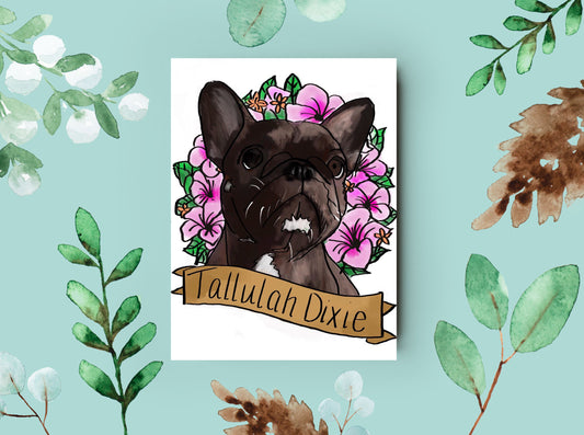 Adorable Custom Pet Portrait | Digital