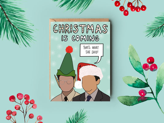 The Office Christmas Card | That's What She Said