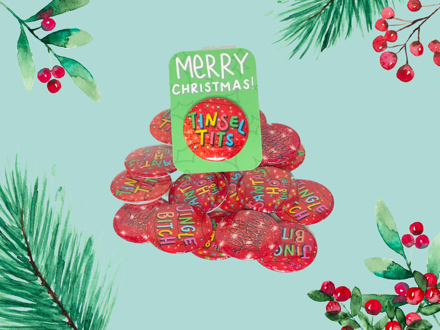 Christmas Badges | Cheeky Christmas