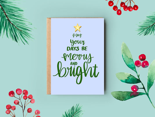 Christmas Card | Merry and Bright