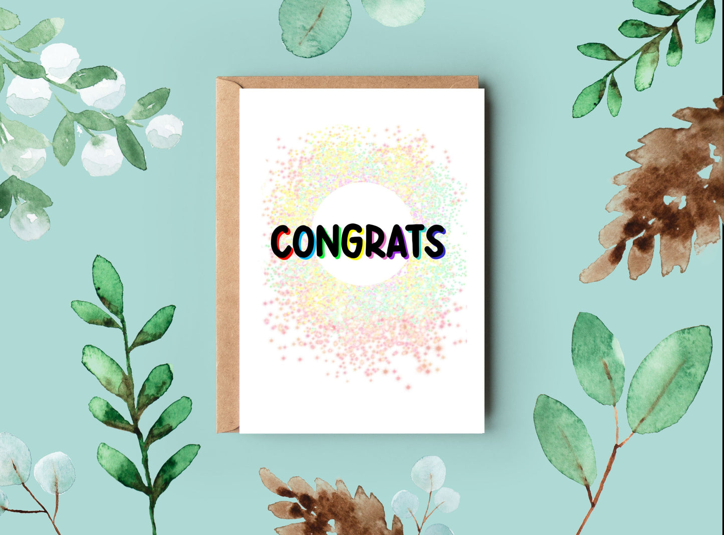 LAST CHANCE Congratulations Card | Confetti