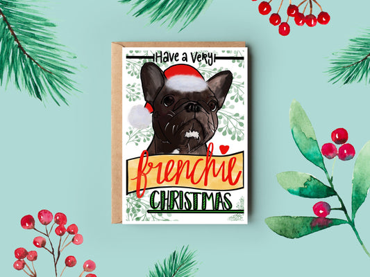 LAST CHANCE Christmas Card | Frenchie Christmas