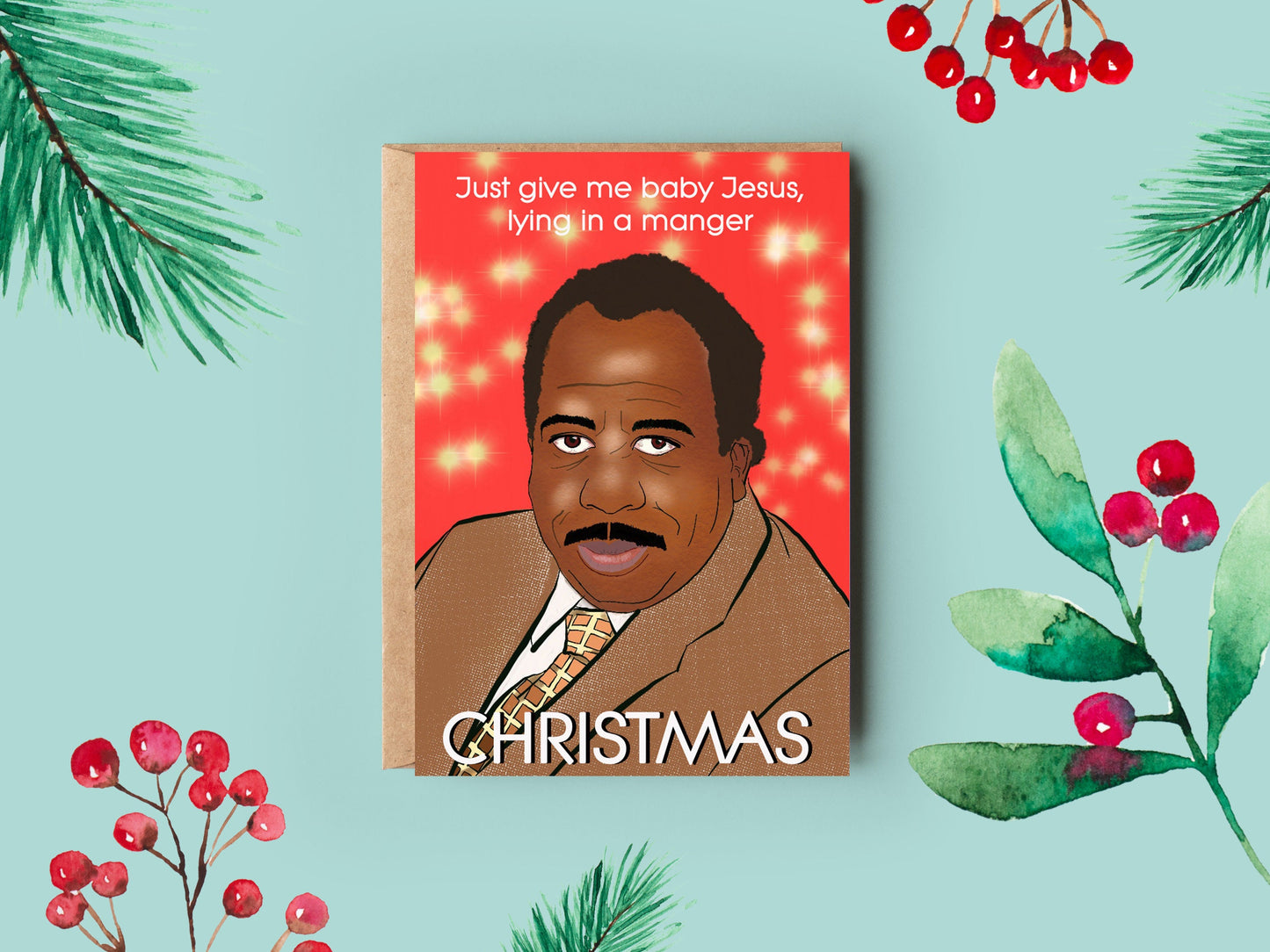 LAST CHANCE - The Office Christmas Card | Stanley Hudson