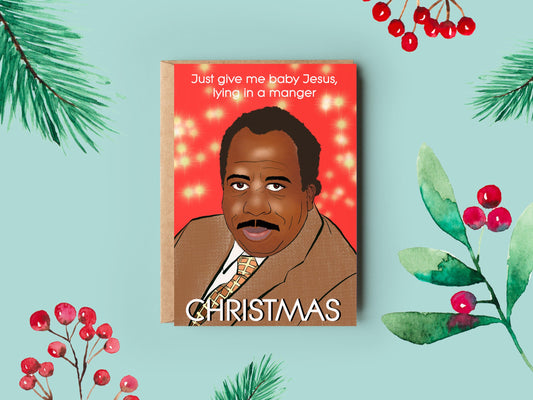 The Office Christmas Card | Stanley Hudson