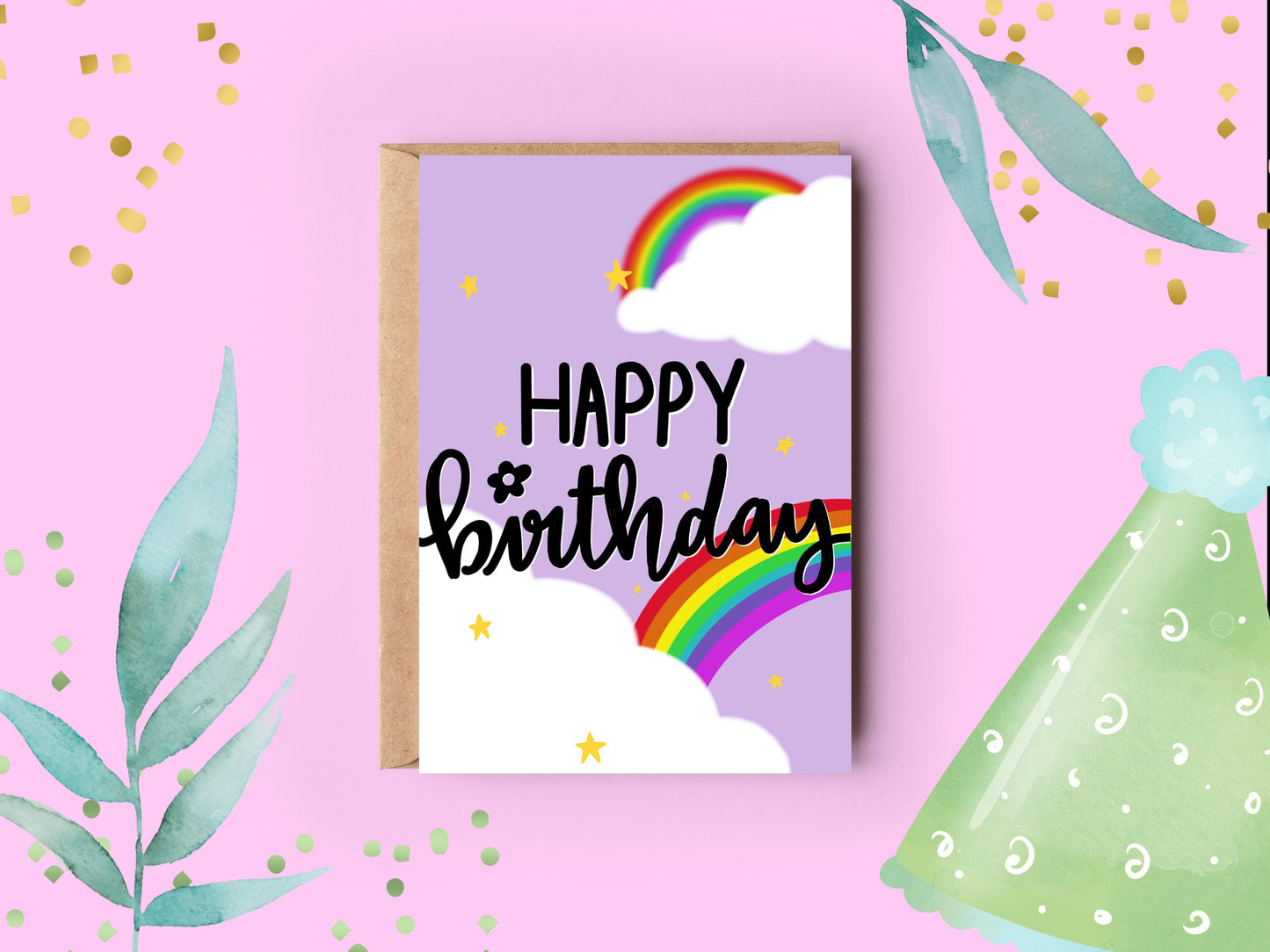 LAST CHANCE Birthday Card | Rainbows