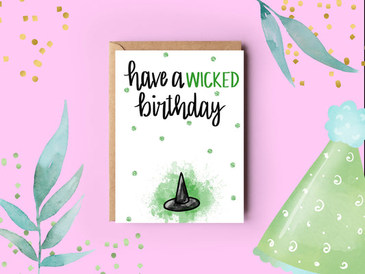 LAST CHANCE Birthday Card | Wicked