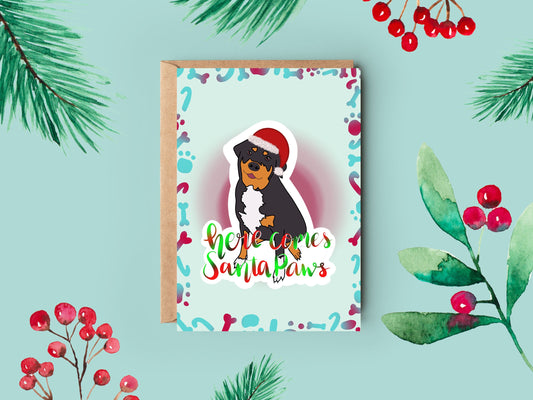 Christmas Card | Santa Paws